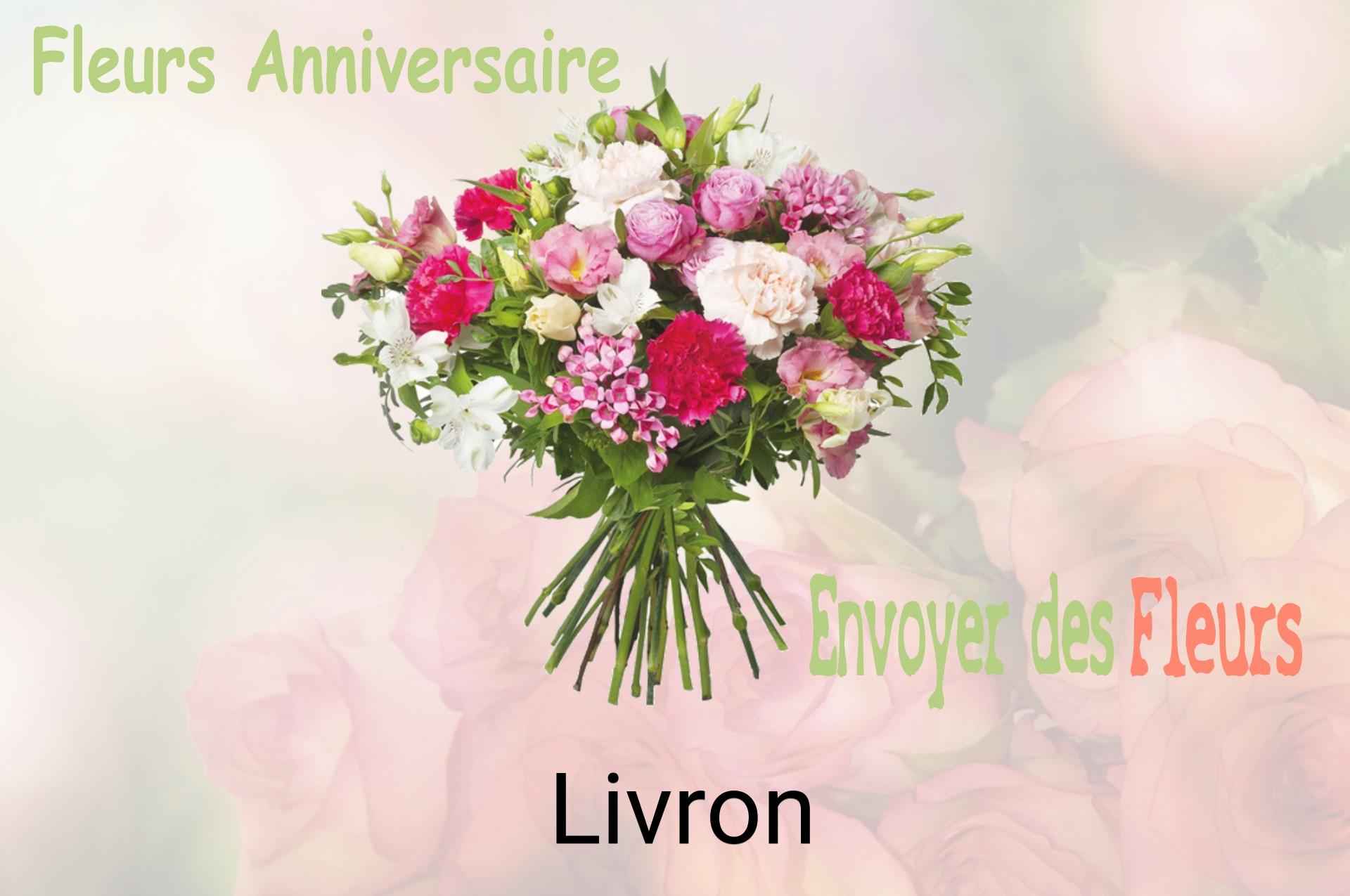 Bouquet de fleurs d’anniversaire livré à Livron